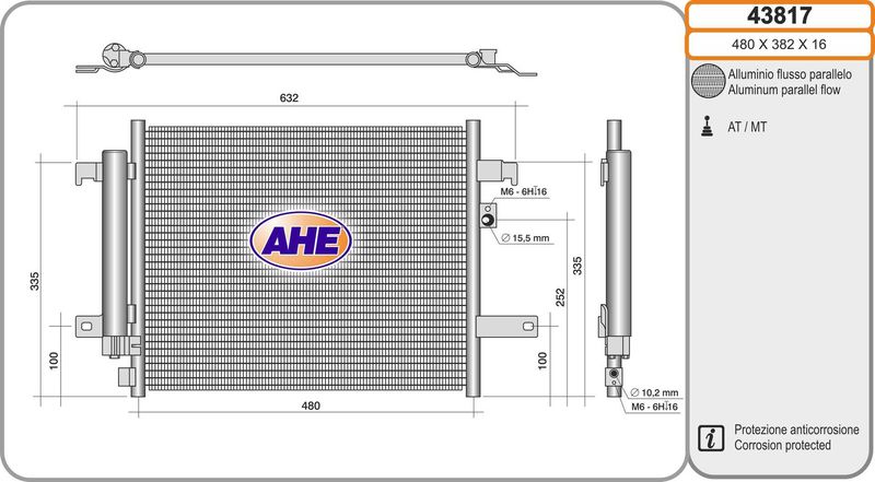AHE Condensatore, Climatizzatore 43817