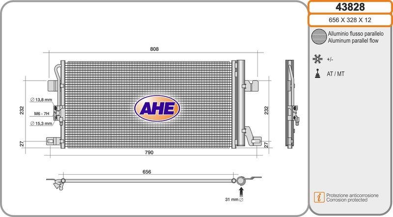 AHE Condensatore, Climatizzatore 43828