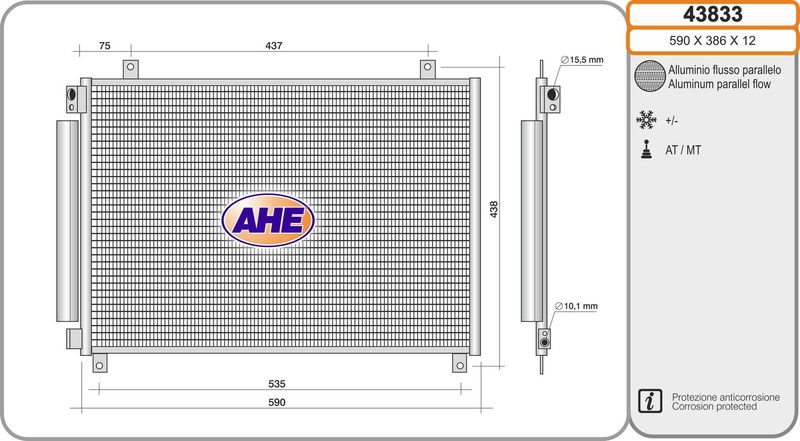 AHE Condensatore, Climatizzatore 43833