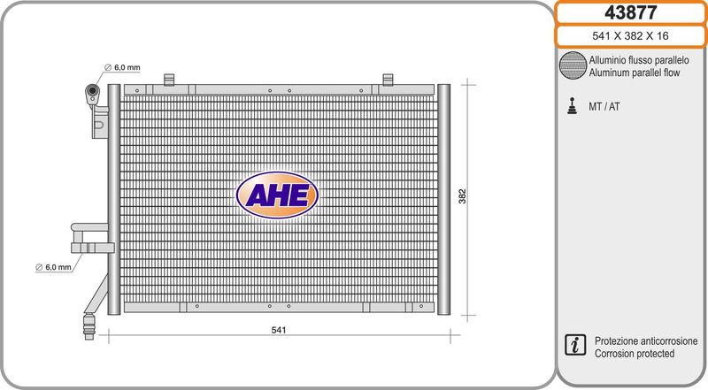 AHE Condensatore, Climatizzatore 43877