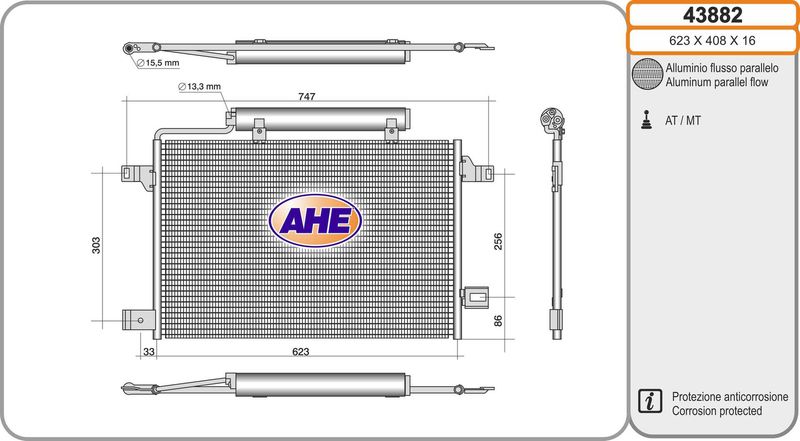 AHE Condensatore, Climatizzatore 43882