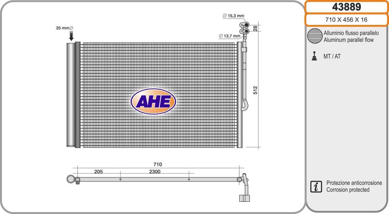 AHE Condensatore, Climatizzatore 43889