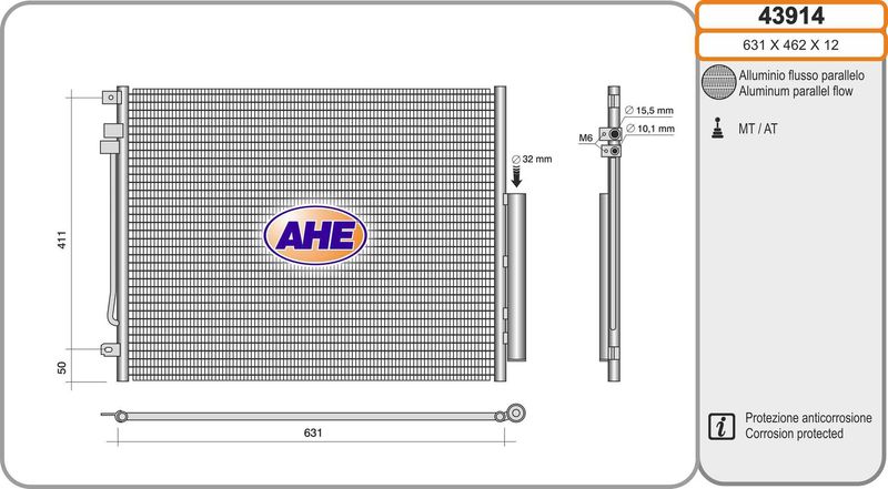 AHE Condensatore, Climatizzatore 43914