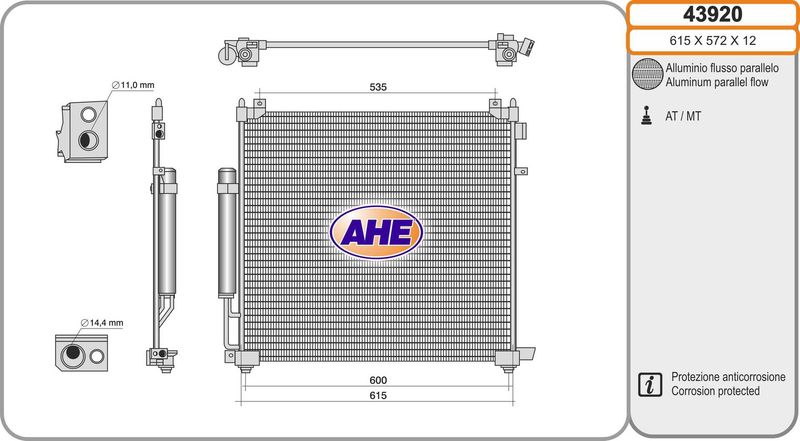 AHE Condensatore, Climatizzatore 43920