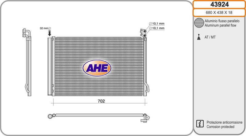 AHE Condensatore, Climatizzatore 43924