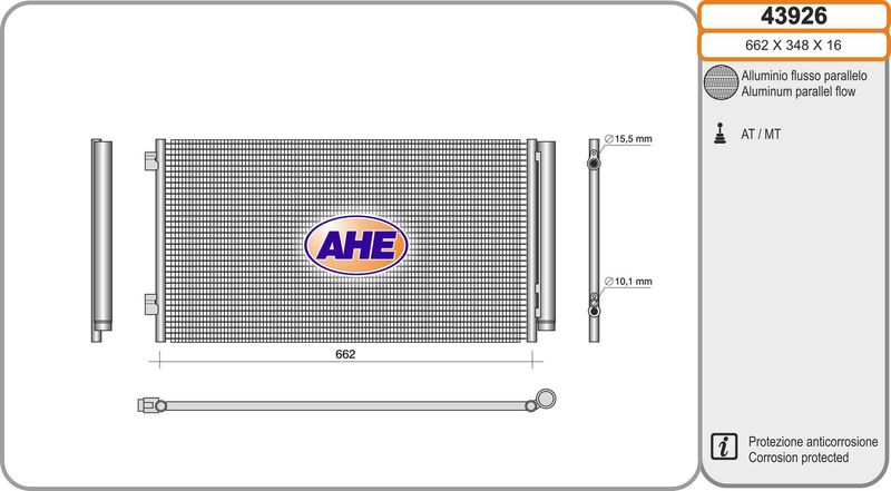 AHE Condensatore, Climatizzatore 43926