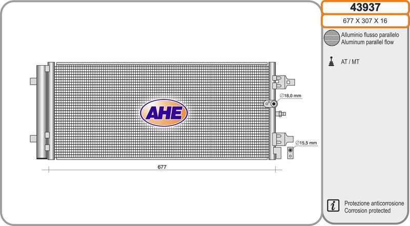 AHE Condensatore, Climatizzatore 43937