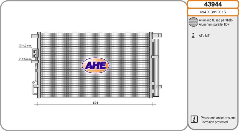 AHE Condensatore, Climatizzatore 43944