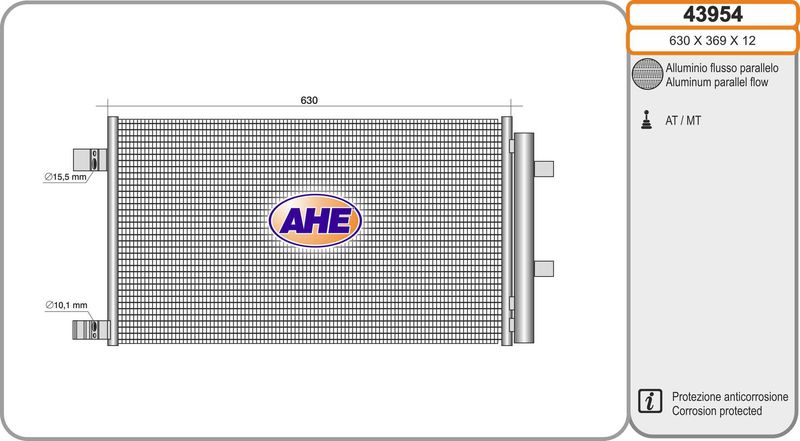 AHE Condensatore, Climatizzatore 43954