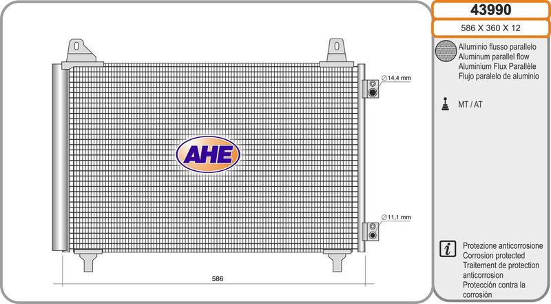 AHE Condensatore, Climatizzatore 43990