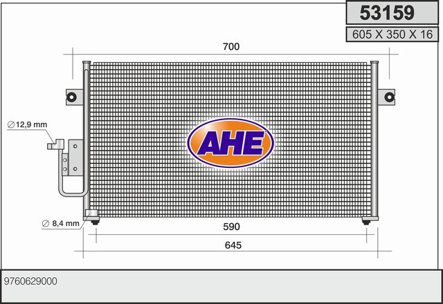 AHE Condensatore, Climatizzatore 53159