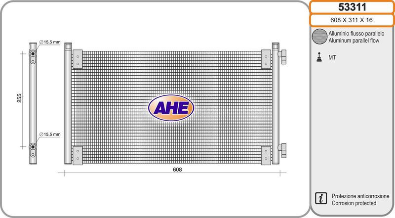 AHE Condensatore, Climatizzatore 53311