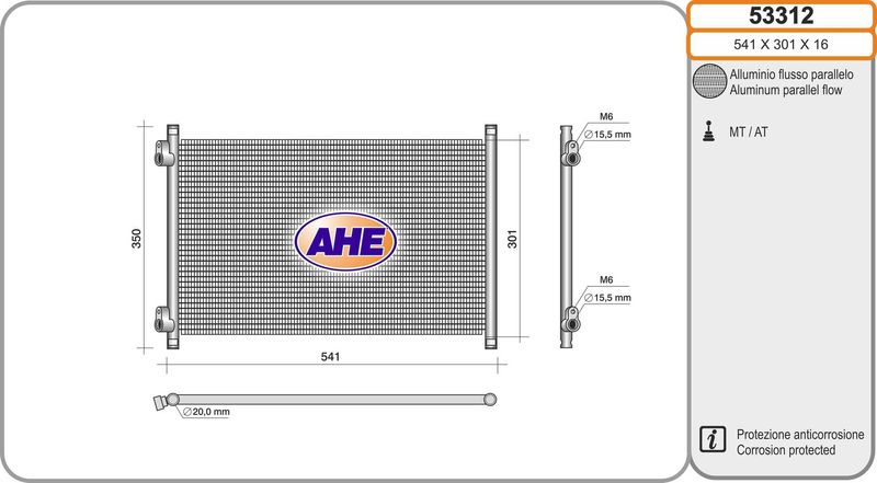 AHE Condensatore, Climatizzatore 53312