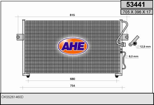 AHE Condensatore, Climatizzatore 53441