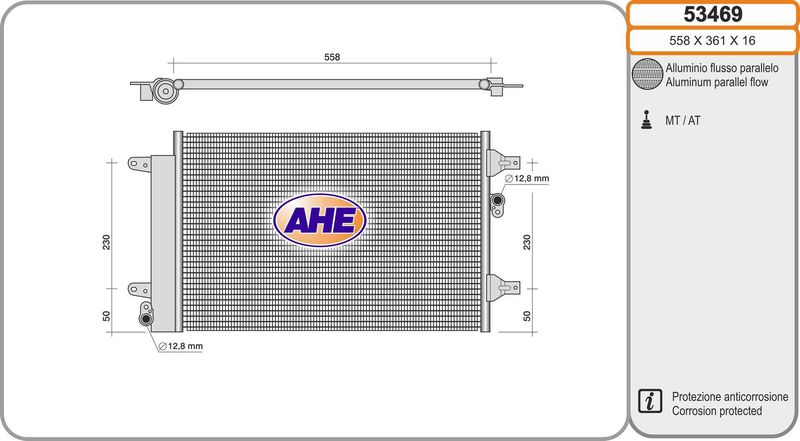 AHE Condensatore, Climatizzatore 53469