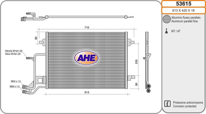 AHE Condensatore, Climatizzatore 53615