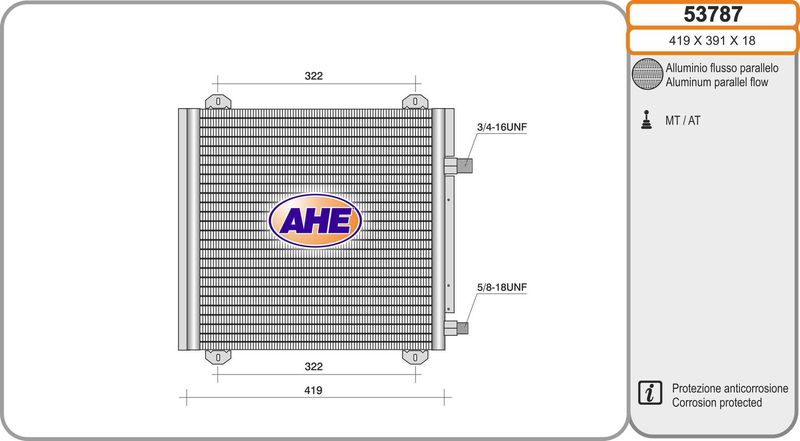 AHE Condensatore, Climatizzatore 53787