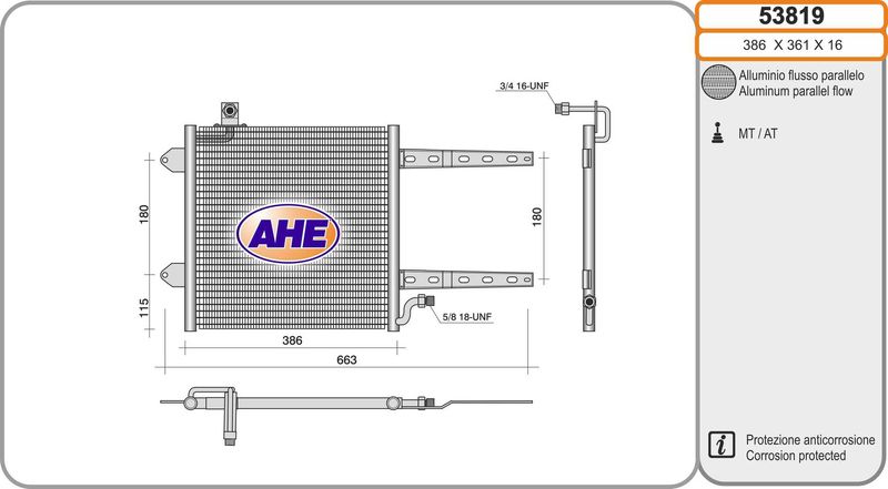 AHE Condensatore, Climatizzatore 53819