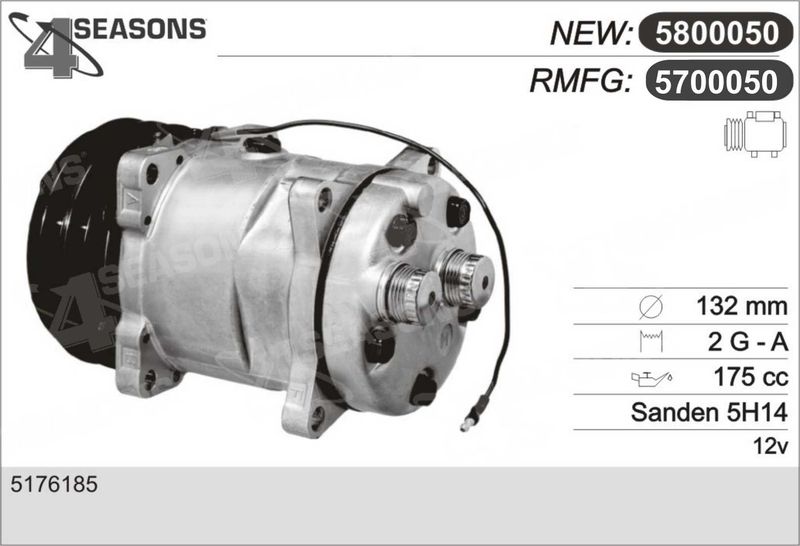 AHE Compressore, Climatizzatore 5700050