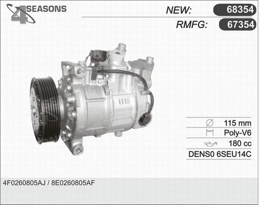 AHE Compressore, Climatizzatore 68354