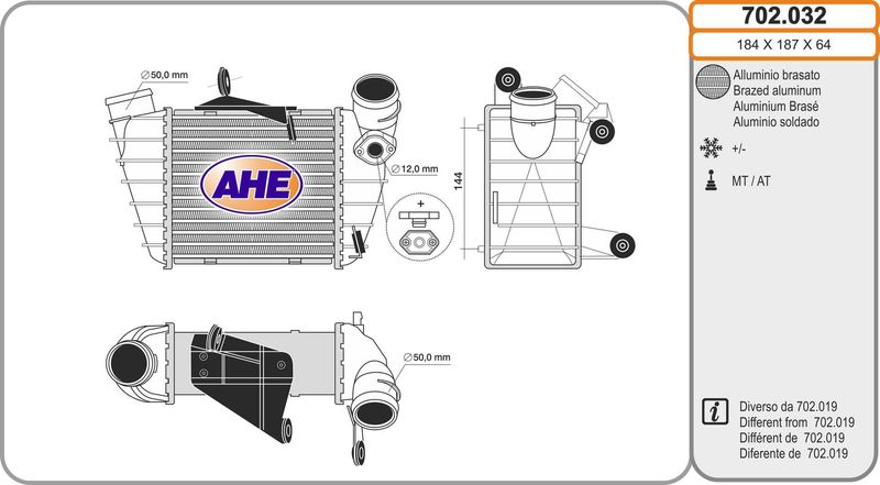 AHE Intercooler 702.032