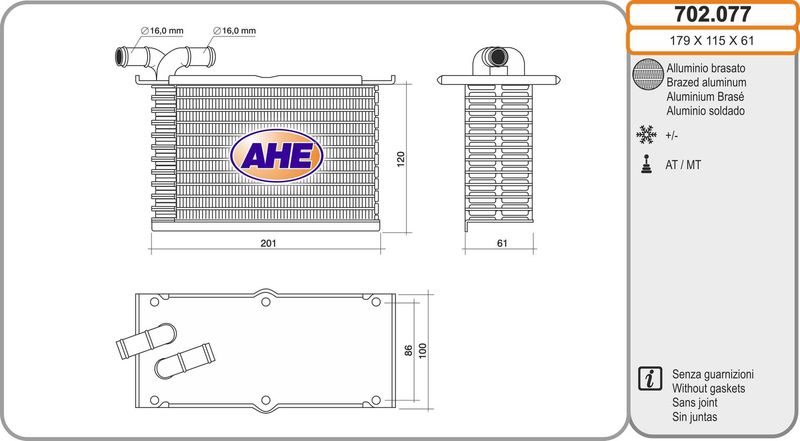 AHE Intercooler 702.077