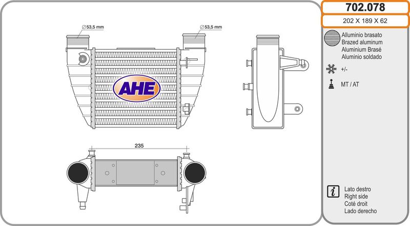 AHE Intercooler 702.078