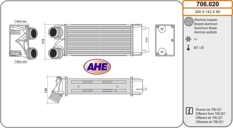 AHE Intercooler 706.020
