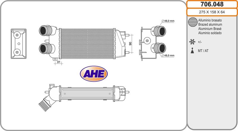 AHE Intercooler 706.048