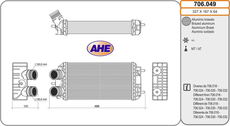AHE Intercooler 706.049