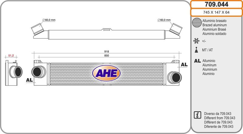 AHE Intercooler 709.044