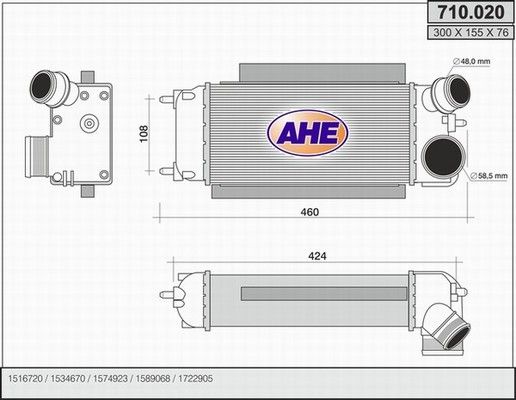 AHE Intercooler 710.020