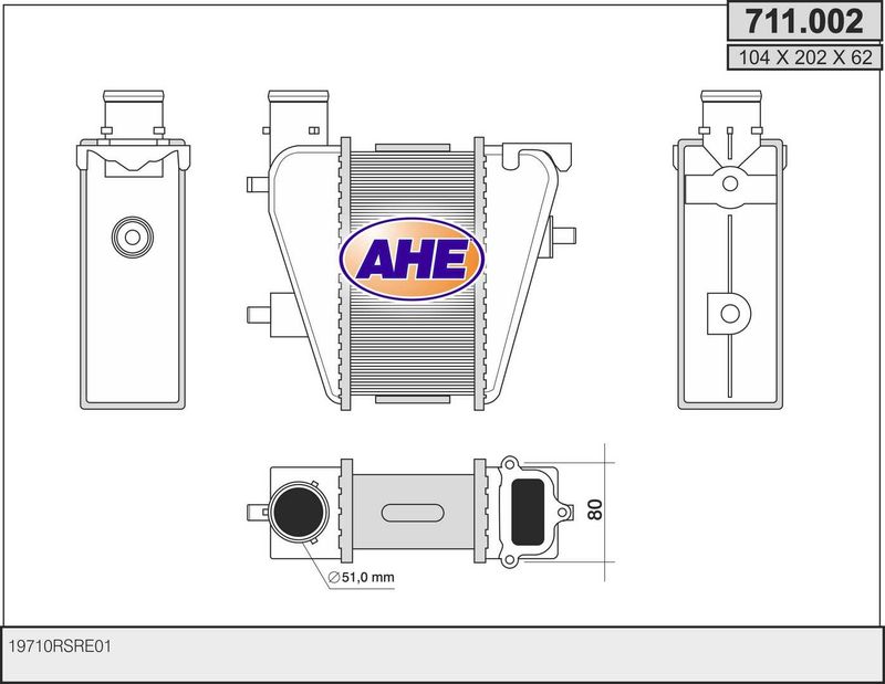 AHE Intercooler 711.002