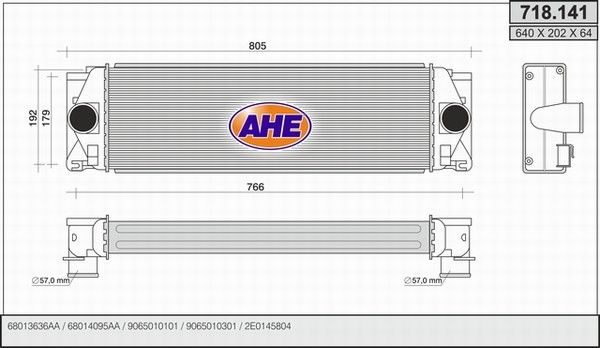 AHE Intercooler 718.141