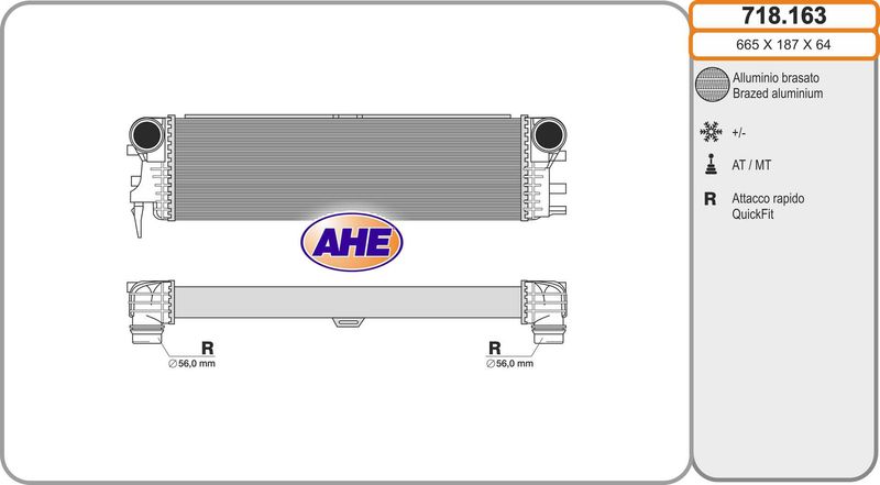 AHE Intercooler 718.163