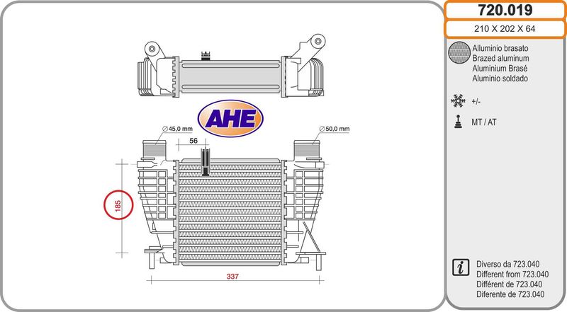AHE Intercooler 720.019
