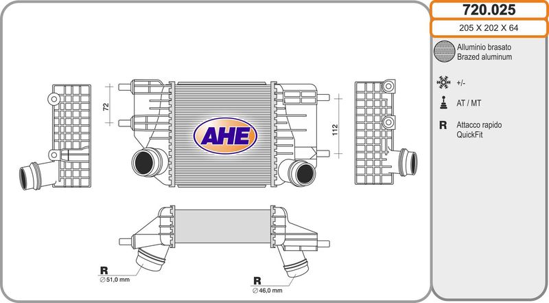 AHE Intercooler 720.025