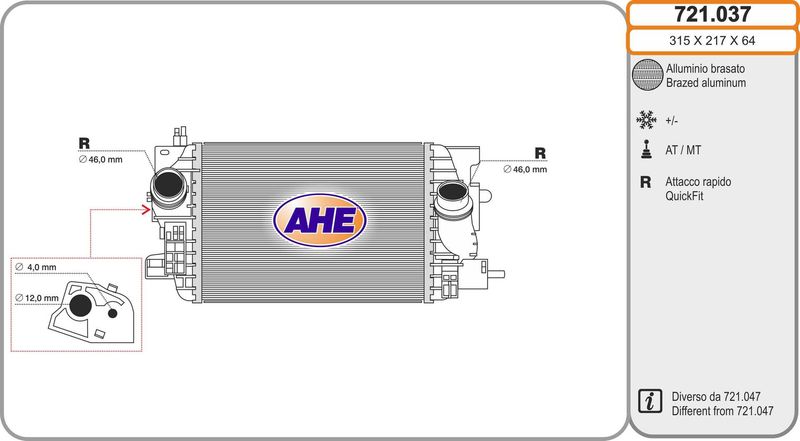 AHE Intercooler 721.037