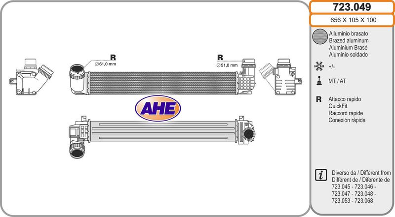 AHE Intercooler 723.049