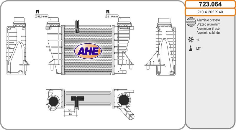 AHE Intercooler 723.064
