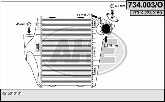 AHE Intercooler 734.003/O