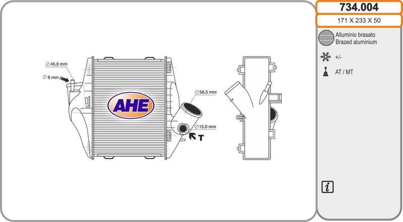 AHE Intercooler 734.004