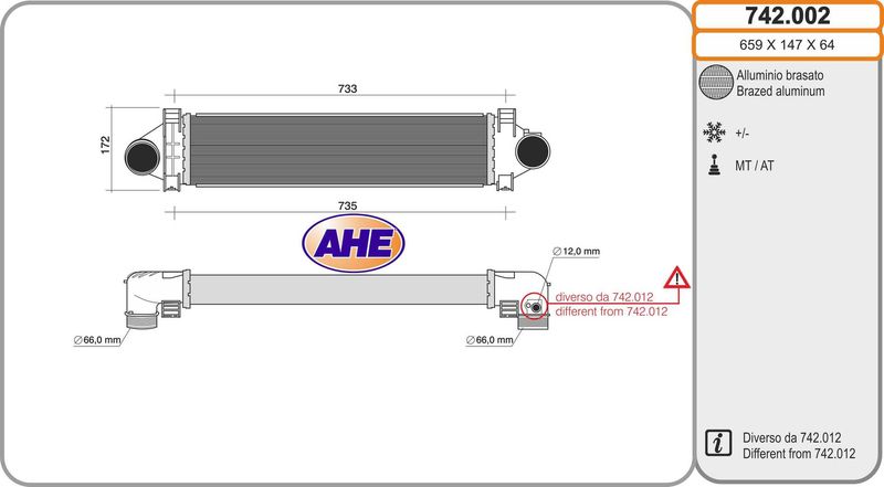 AHE Intercooler 742.002