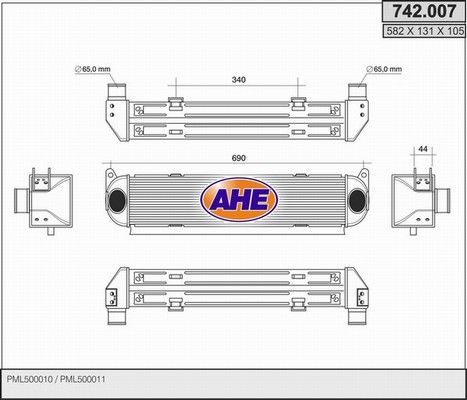 AHE Intercooler 742.007