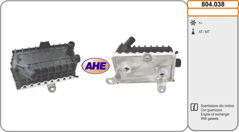 AHE Radiatore olio, Olio motore 804.038