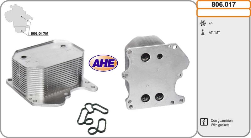 AHE Radiatore olio, Olio motore 806.017