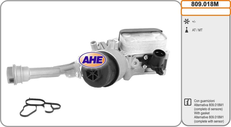 AHE Radiatore olio, Olio motore 809.018M
