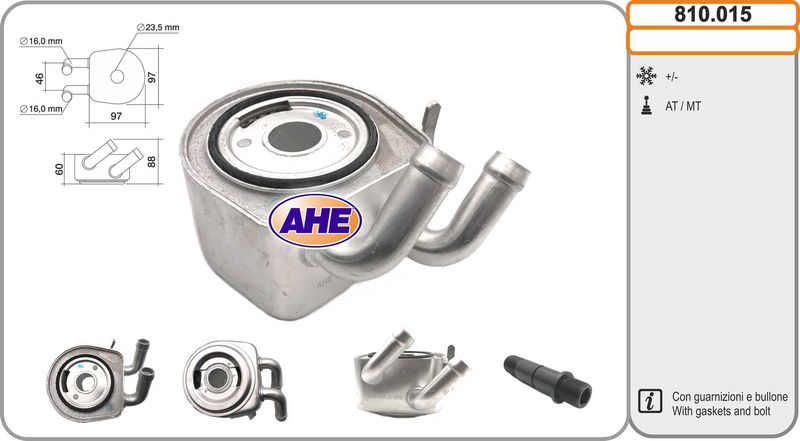 AHE Radiatore olio, Olio motore 810.015