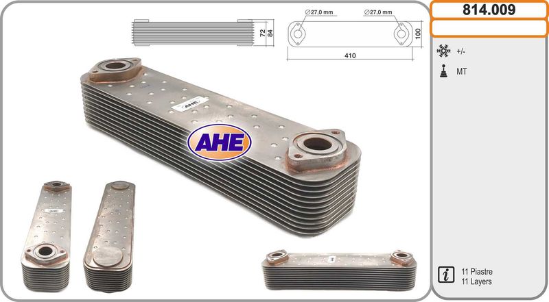 AHE Radiatore olio, Olio motore 814.009