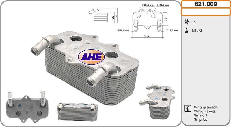 AHE Radiatore olio, Olio motore 821.009